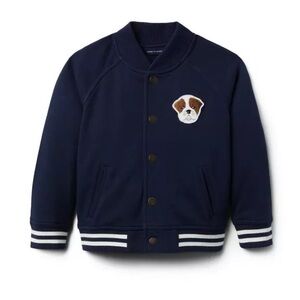 NWT Janie and Jack Bulldog Bomber Jacket